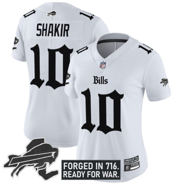 Women's Buffalo Bills 'Gothic Cold Front Edition' Vapor Limited Jersey - All Stitched - Image 16