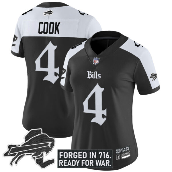Women's Buffalo Bills 'Gothic Cold Front Edition' Vapor Limited Jersey - All Stitched - Image 19