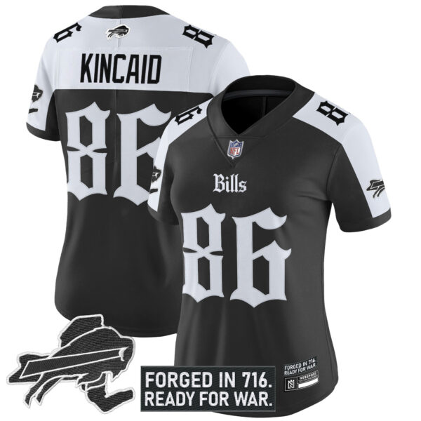 Women's Buffalo Bills 'Gothic Cold Front Edition' Vapor Limited Jersey - All Stitched - Image 22