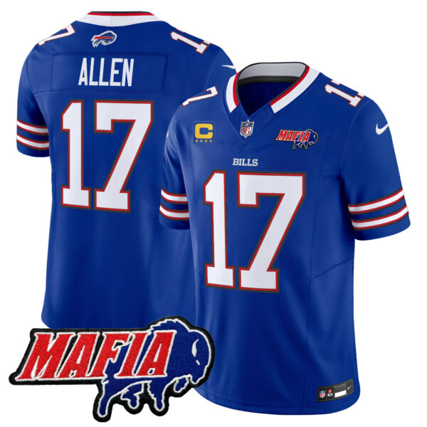 Men's Buffalo Bills 2025 Bills Mafia Patch Vapor Limited Jersey - All Stitched - Image 2