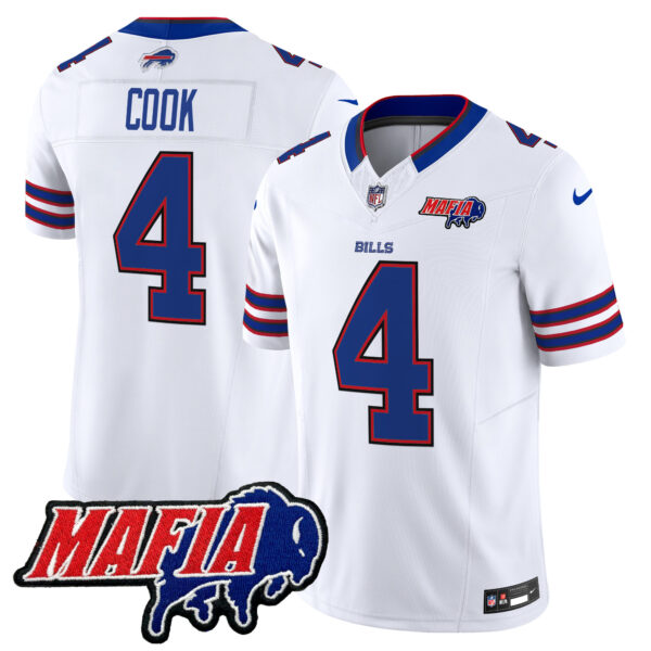 Men's Buffalo Bills 2025 Bills Mafia Patch Vapor Limited Jersey - All Stitched - Image 19