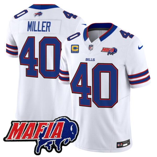 Men's Buffalo Bills 2025 Bills Mafia Patch Vapor Limited Jersey - All Stitched - Image 20