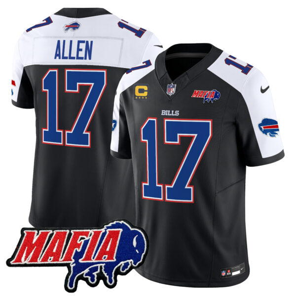 Men's Buffalo Bills 2025 Bills Mafia Patch Vapor Limited Jersey - All Stitched - Image 41