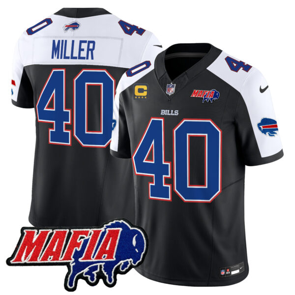 Men's Buffalo Bills 2025 Bills Mafia Patch Vapor Limited Jersey - All Stitched - Image 44