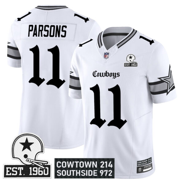 Men's Dallas Cowboys 'Gothic Lone Star Edition' Vapor Limited Jersey - All Stitched - Image 11