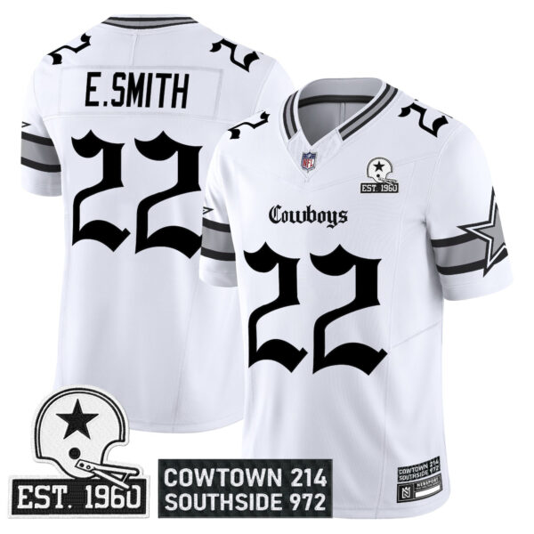 Men's Dallas Cowboys 'Gothic Lone Star Edition' Vapor Limited Jersey - All Stitched - Image 18