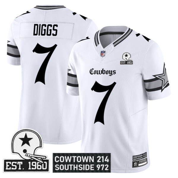 Men's Dallas Cowboys 'Gothic Lone Star Edition' Vapor Limited Jersey - All Stitched - Image 20