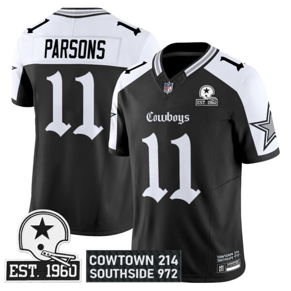 Men's Dallas Cowboys 'Gothic Lone Star Edition' Vapor Limited Jersey - All Stitched - Image 21