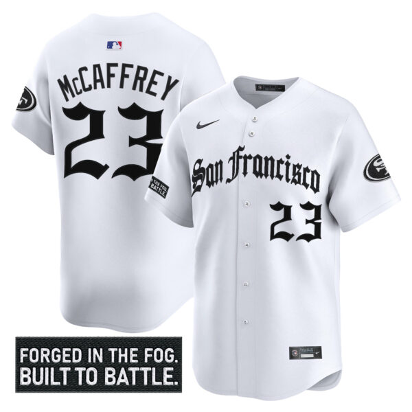Men's San Francisco 49ers 'Gothic Fog Edition' Vapor Baseball Jersey - All Stitched - Image 13