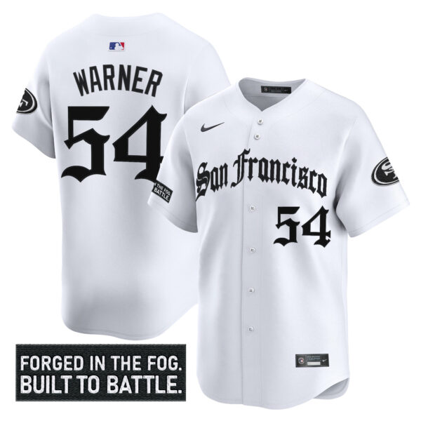 Men's San Francisco 49ers 'Gothic Fog Edition' Vapor Baseball Jersey - All Stitched - Image 16
