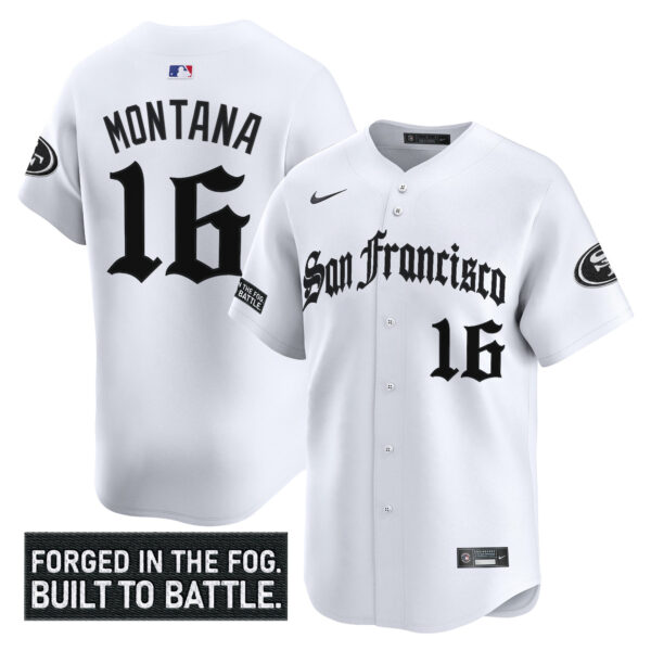 Men's San Francisco 49ers 'Gothic Fog Edition' Vapor Baseball Jersey - All Stitched - Image 19
