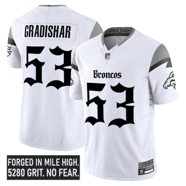 Men's Denver Broncos 'Gothic Mile High Shadows Edition' Vapor Limited Jersey - All Stitched - Image 15