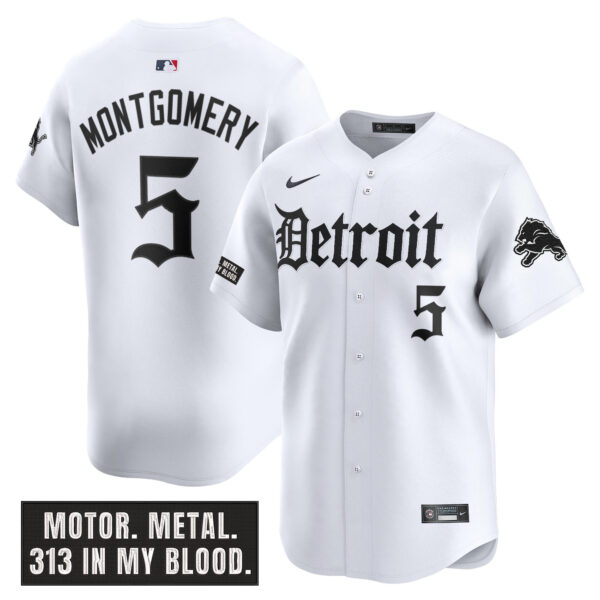 Men's Detroit Lions 'Motor Gothic Edition' Vapor Premier Limited Jersey - All Stitched - Image 14