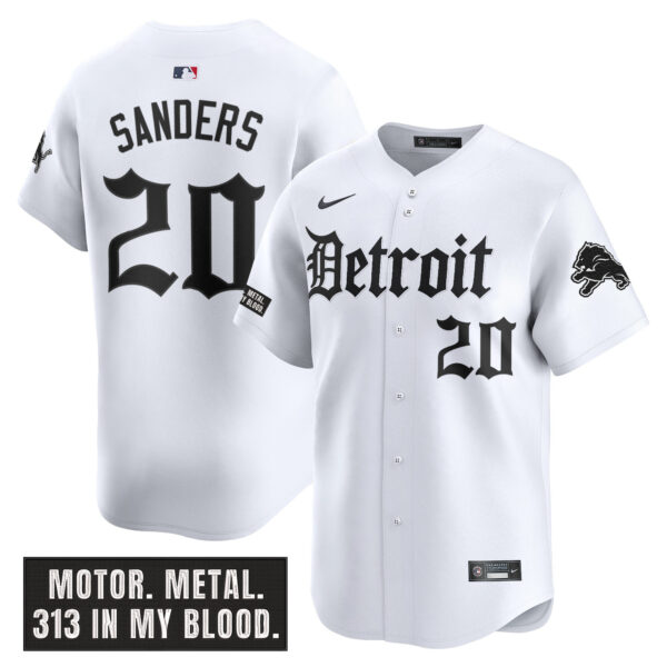 Men's Detroit Lions 'Motor Gothic Edition' Vapor Premier Limited Jersey - All Stitched - Image 15