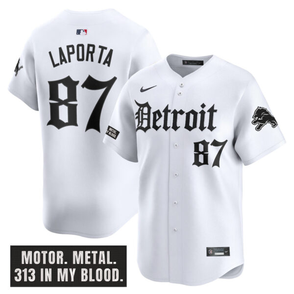 Men's Detroit Lions 'Motor Gothic Edition' Vapor Premier Limited Jersey - All Stitched - Image 16