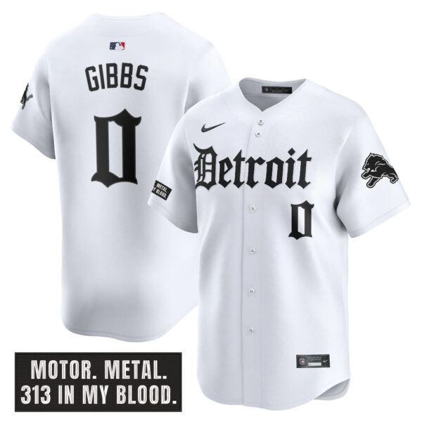 Men's Detroit Lions 'Motor Gothic Edition' Vapor Premier Limited Jersey - All Stitched - Image 17