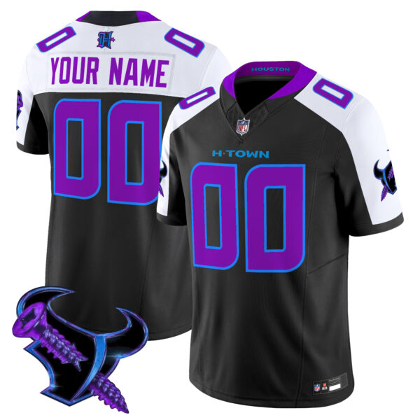 Houston Texans 2025 DJ Screw Vapor Limited Custom Jersey - All Stitched - Image 5