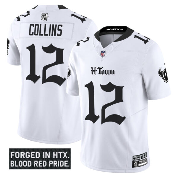Men's Houston Texans 'Gothic Lone Star Shadows Edition' Vapor Limited Jersey - All Stitched - Image 10