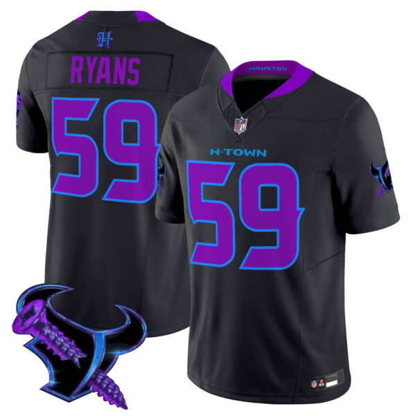 Men's Houston Texans 2025 DJ Screw Vapor Limited Jersey - All Stitched - Image 10
