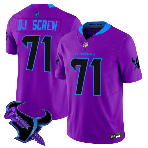 Men's Houston Texans 2025 DJ Screw Vapor Limited Jersey - All Stitched - Image 12