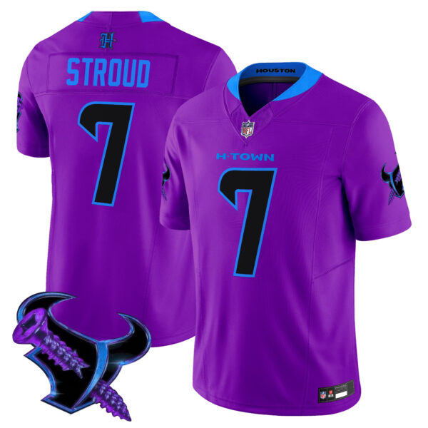 Men's Houston Texans 2025 DJ Screw Vapor Limited Jersey - All Stitched - Image 13