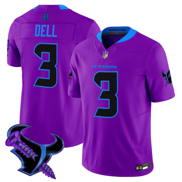 Men's Houston Texans 2025 DJ Screw Vapor Limited Jersey - All Stitched - Image 16