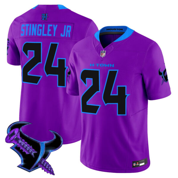 Men's Houston Texans 2025 DJ Screw Vapor Limited Jersey - All Stitched - Image 17