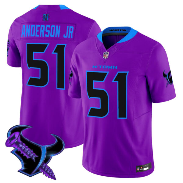 Men's Houston Texans 2025 DJ Screw Vapor Limited Jersey - All Stitched - Image 18