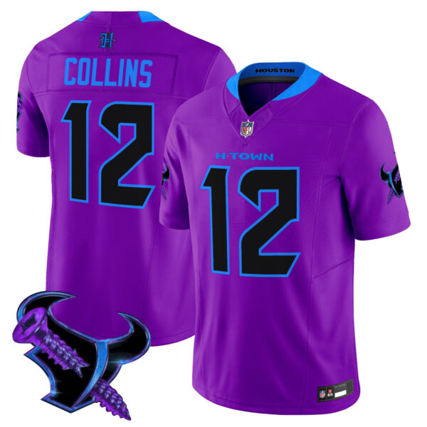 Men's Houston Texans 2025 DJ Screw Vapor Limited Jersey - All Stitched - Image 19