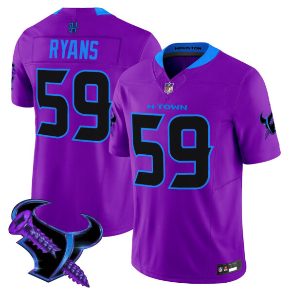 Men's Houston Texans 2025 DJ Screw Vapor Limited Jersey - All Stitched - Image 20