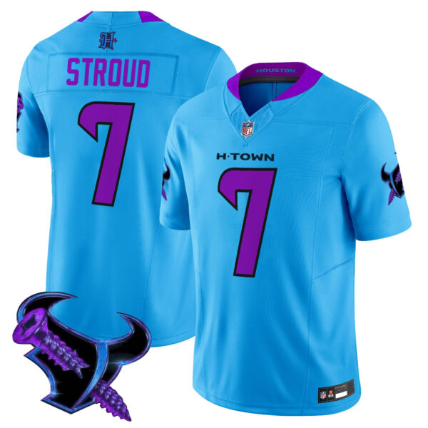 Men's Houston Texans 2025 DJ Screw Vapor Limited Jersey - All Stitched - Image 23
