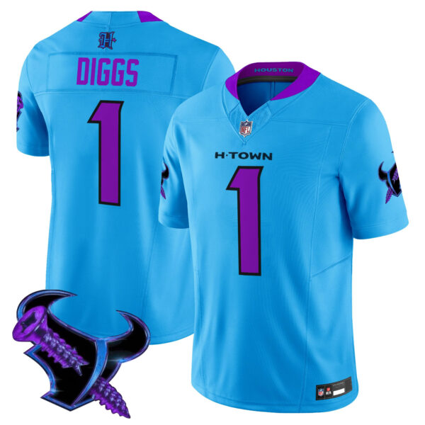 Men's Houston Texans 2025 DJ Screw Vapor Limited Jersey - All Stitched - Image 24