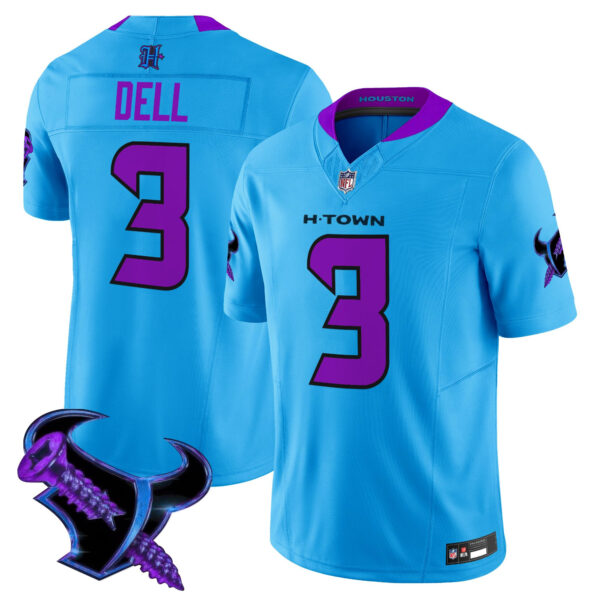 Men's Houston Texans 2025 DJ Screw Vapor Limited Jersey - All Stitched - Image 26