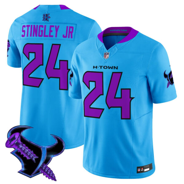 Men's Houston Texans 2025 DJ Screw Vapor Limited Jersey - All Stitched - Image 27