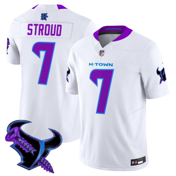 Men's Houston Texans 2025 DJ Screw Vapor Limited Jersey - All Stitched - Image 33