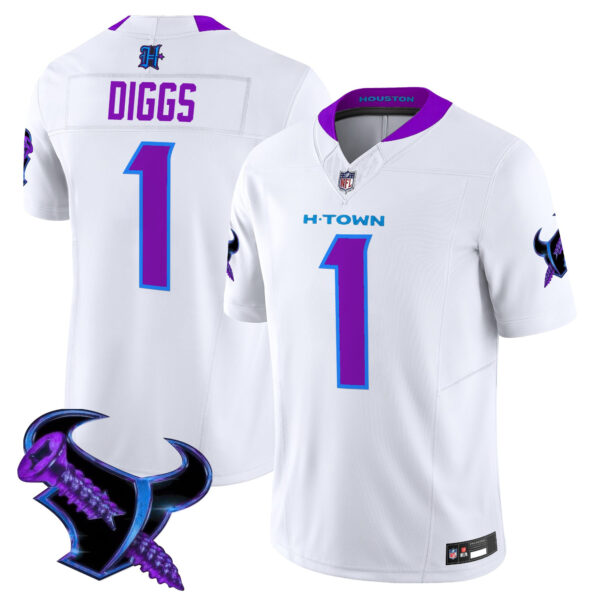 Men's Houston Texans 2025 DJ Screw Vapor Limited Jersey - All Stitched - Image 34