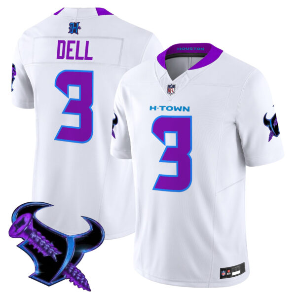 Men's Houston Texans 2025 DJ Screw Vapor Limited Jersey - All Stitched - Image 36