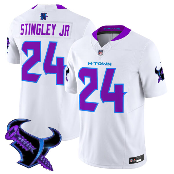 Men's Houston Texans 2025 DJ Screw Vapor Limited Jersey - All Stitched - Image 37