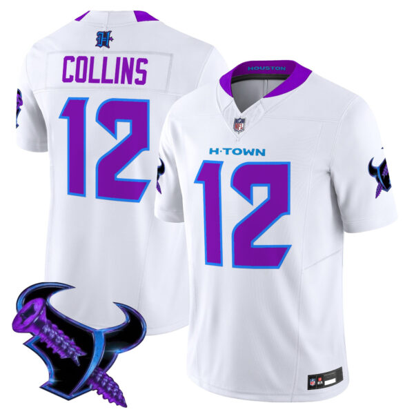 Men's Houston Texans 2025 DJ Screw Vapor Limited Jersey - All Stitched - Image 39