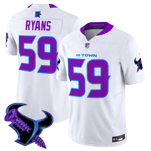 Men's Houston Texans 2025 DJ Screw Vapor Limited Jersey - All Stitched - Image 40