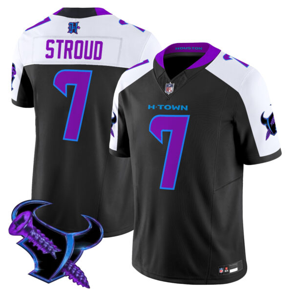 Men's Houston Texans 2025 DJ Screw Vapor Limited Jersey - All Stitched - Image 43