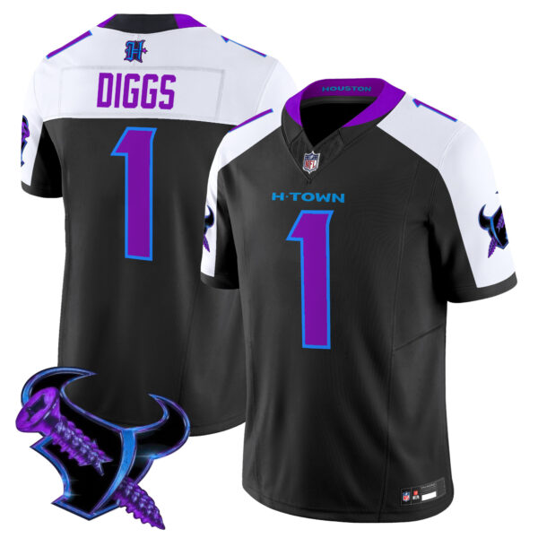 Men's Houston Texans 2025 DJ Screw Vapor Limited Jersey - All Stitched - Image 44