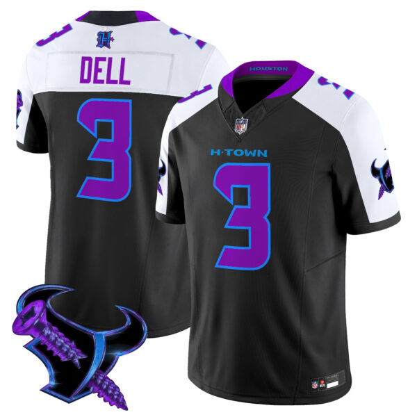 Men's Houston Texans 2025 DJ Screw Vapor Limited Jersey - All Stitched - Image 46