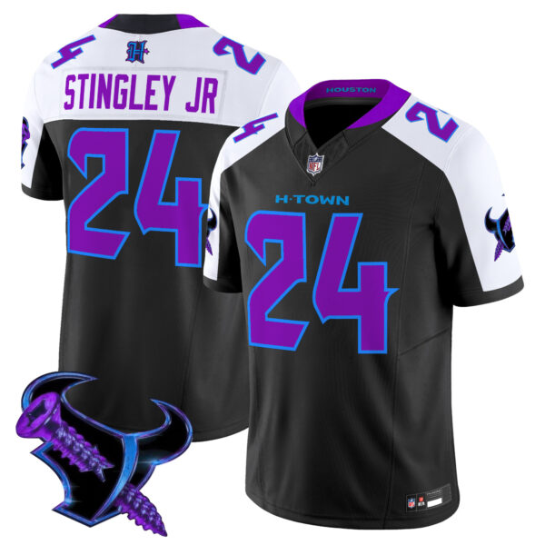 Men's Houston Texans 2025 DJ Screw Vapor Limited Jersey - All Stitched - Image 47
