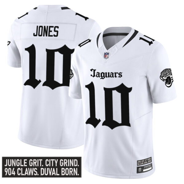 Men's Jacksonville Jaguars 'Gothic Duvall Shadows Edition' Vapor Jersey - All Stitched - Image 11