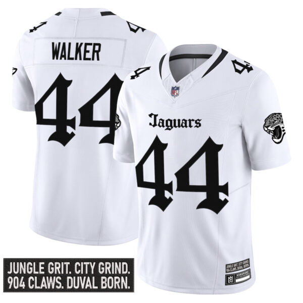 Men's Jacksonville Jaguars 'Gothic Duvall Shadows Edition' Vapor Jersey - All Stitched - Image 13
