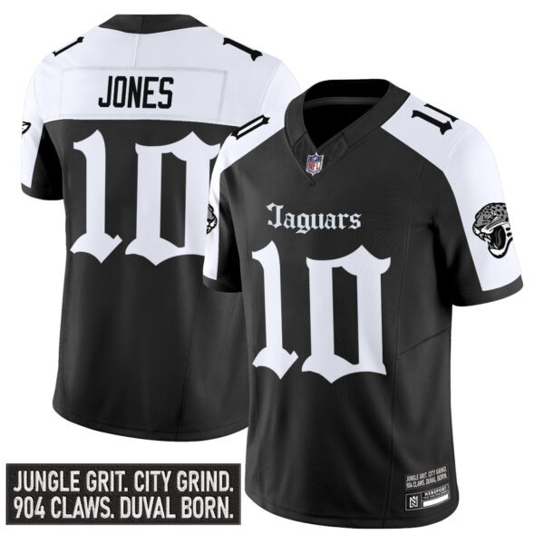 Men's Jacksonville Jaguars 'Gothic Duvall Shadows Edition' Vapor Jersey - All Stitched - Image 18