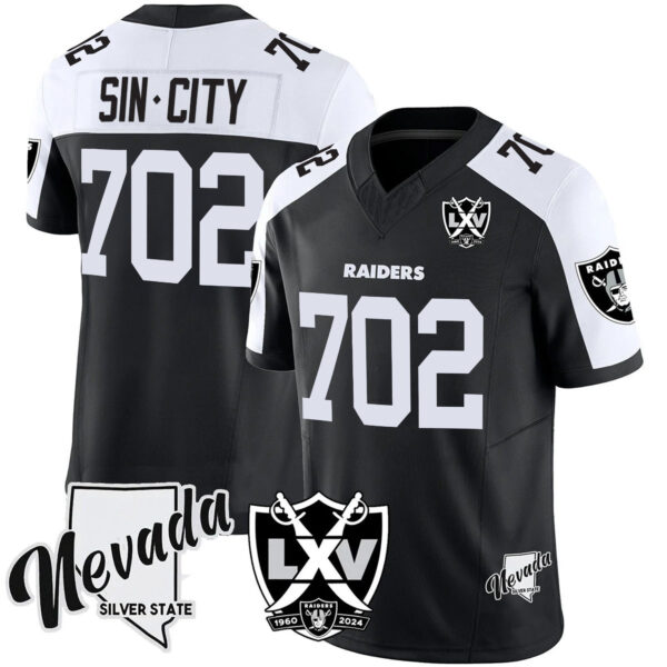 Men's Raiders 2025 Vapor Limited Jersey - 65th Anniversary V2 - All Stitched - Image 2