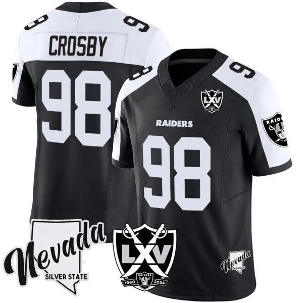 Men's Raiders 2025 Vapor Limited Jersey - 65th Anniversary V2 - All Stitched - Image 4