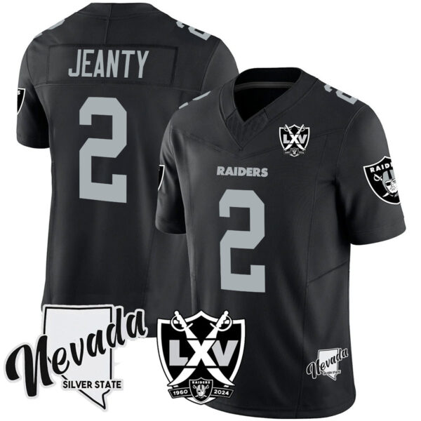 Men's Raiders 2025 Vapor Limited Jersey - 65th Anniversary V2 - All Stitched - Image 6